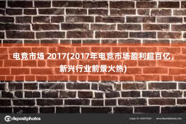 电竞市场 2017(2017年电竞市场盈利超百亿，新兴行业前景火热)